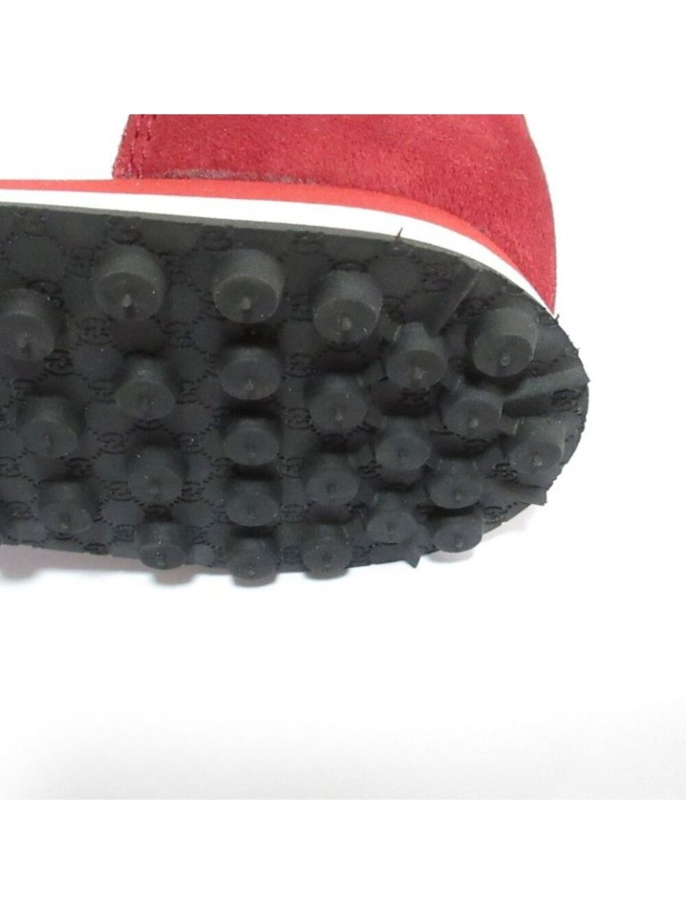 Gucci Side Logo Sneakers 35 White Red - Picture 8 of 16